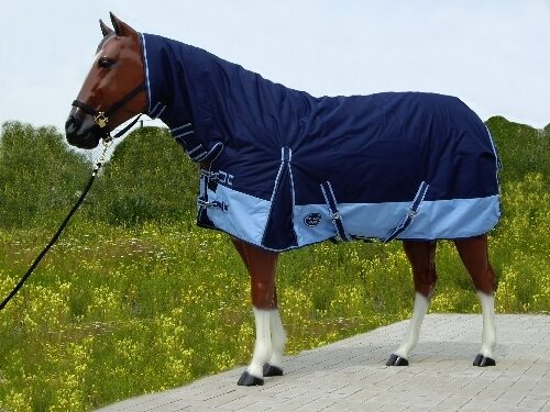 xOutdoor Winterdecke 300gr. Fullneck, 125cm Rückenlänge